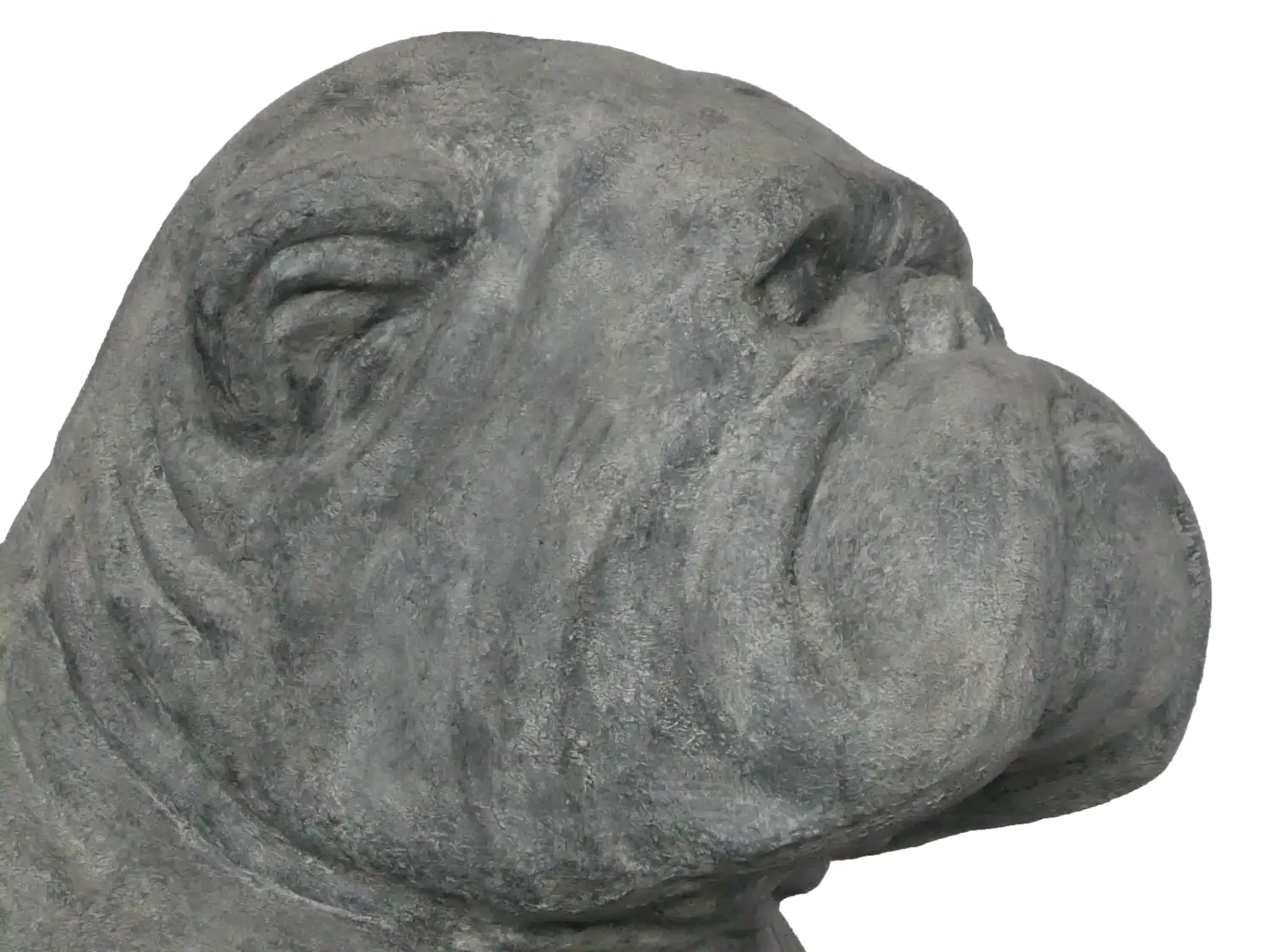  Product image 3 of the product “Seated giant Bulldog, 115cm height.  Made from fibre cement ”